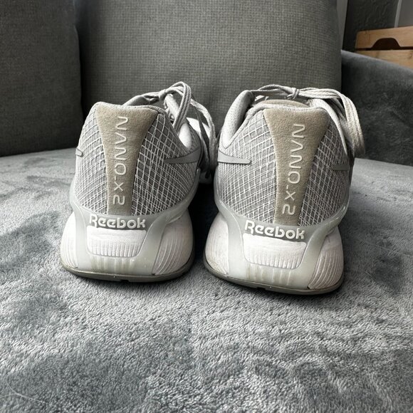 Reebok Women’s Nano X2  Grey & White Size 9 - Picture 3 of 5